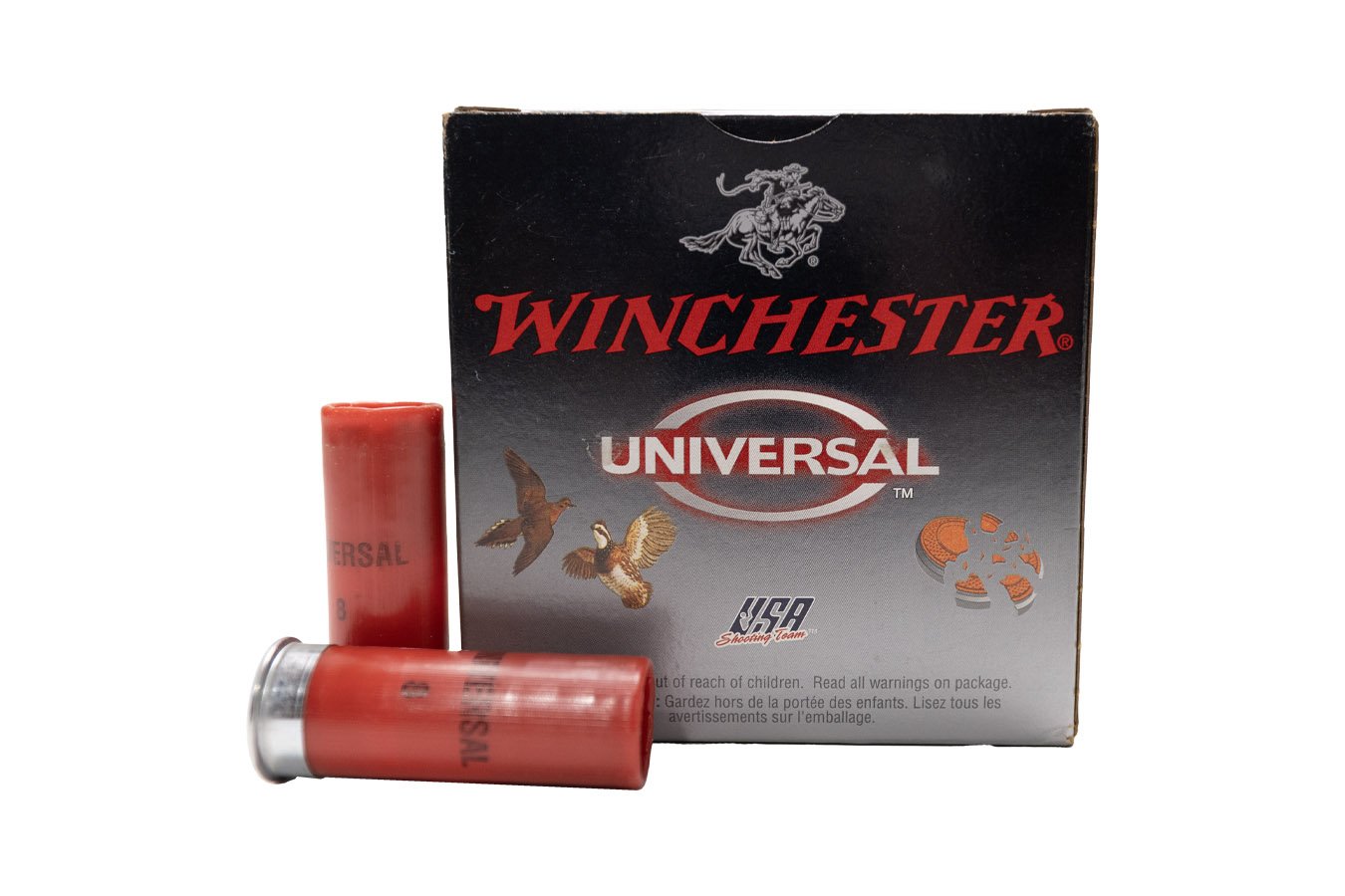 WINCHESTER AMMO 12 Gauge 2-3/4 Inch 1-1/8 oz 8-Shot Police Trade Ammo 25/Box